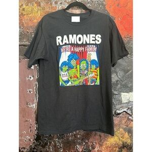 Retro Ramones We_re Happy Family T-shirt